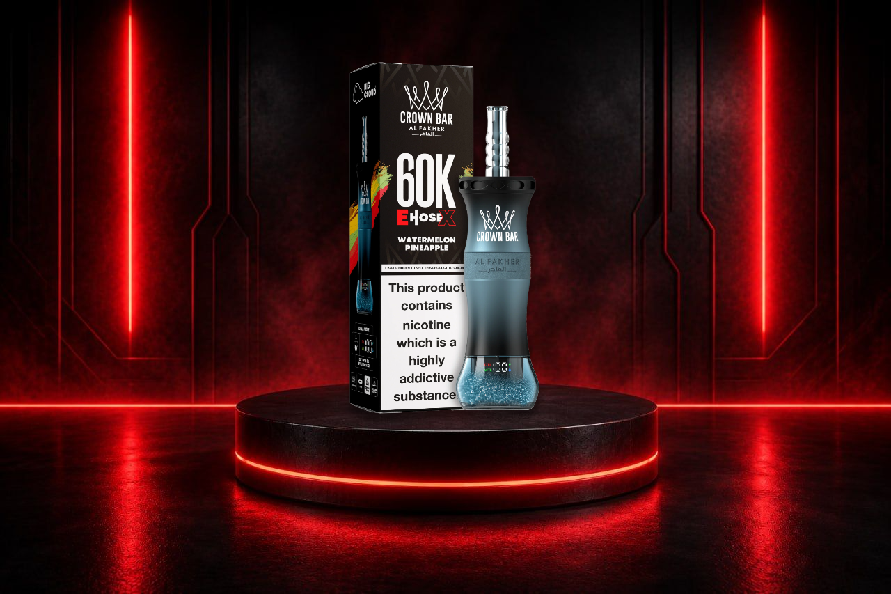 Al Fakher Crown Bar E-Hose X 60K - Einweg E-Zigarette 60000 Züge